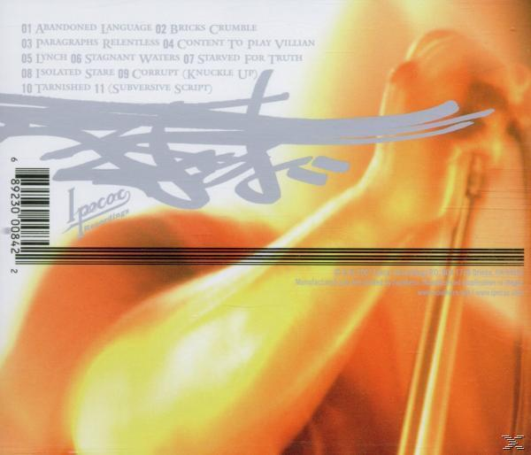 Album borító szöveggel, valamint egy homályos kép egy narancs és sárga színű személyről.