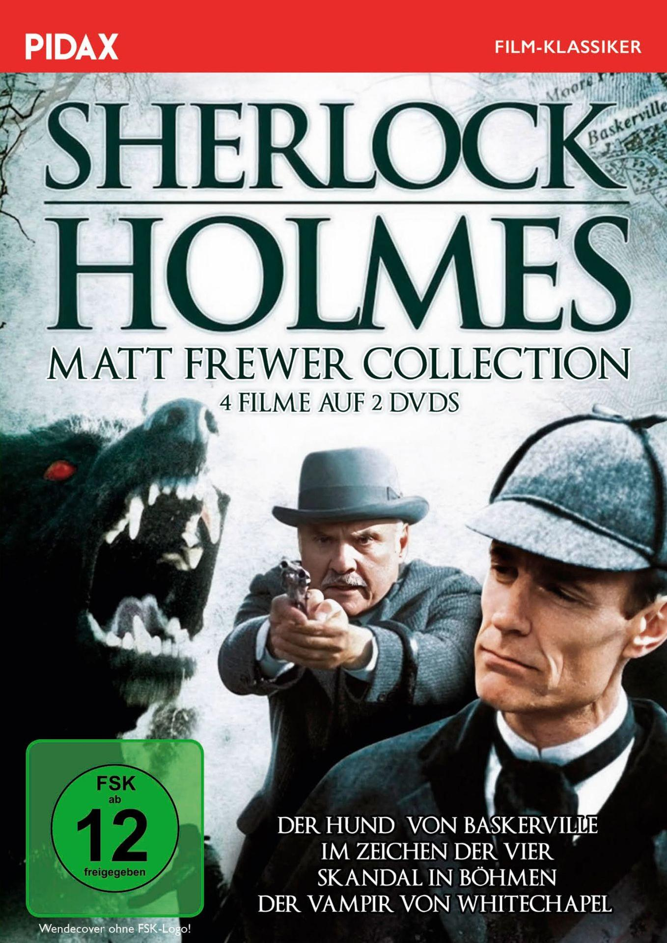 DVD-Cover des Sherlock Holmes-Films.