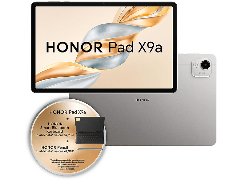 Tablet Honor PAD X9A LTE 6+128 Pen+Key, 128 GB, 4G (Lte), 11,5", Gray Slate
