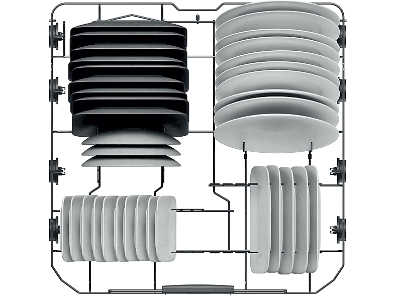 HAIER XH 4B2F1S WASHLENS PLUS SERIES 2 Geschirrspüler (teilintegrierbar, 550 mm breit, 42 dB (A), B)