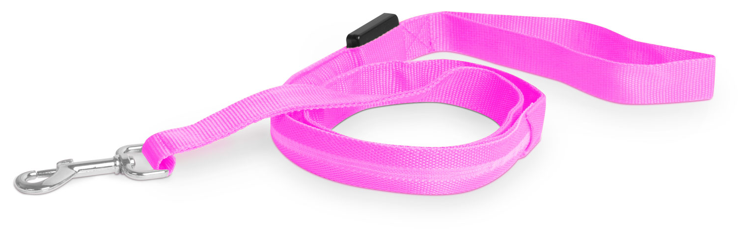 YUMMIE LED-es póráz, akkumulátoros, rózsaszín (60026B)