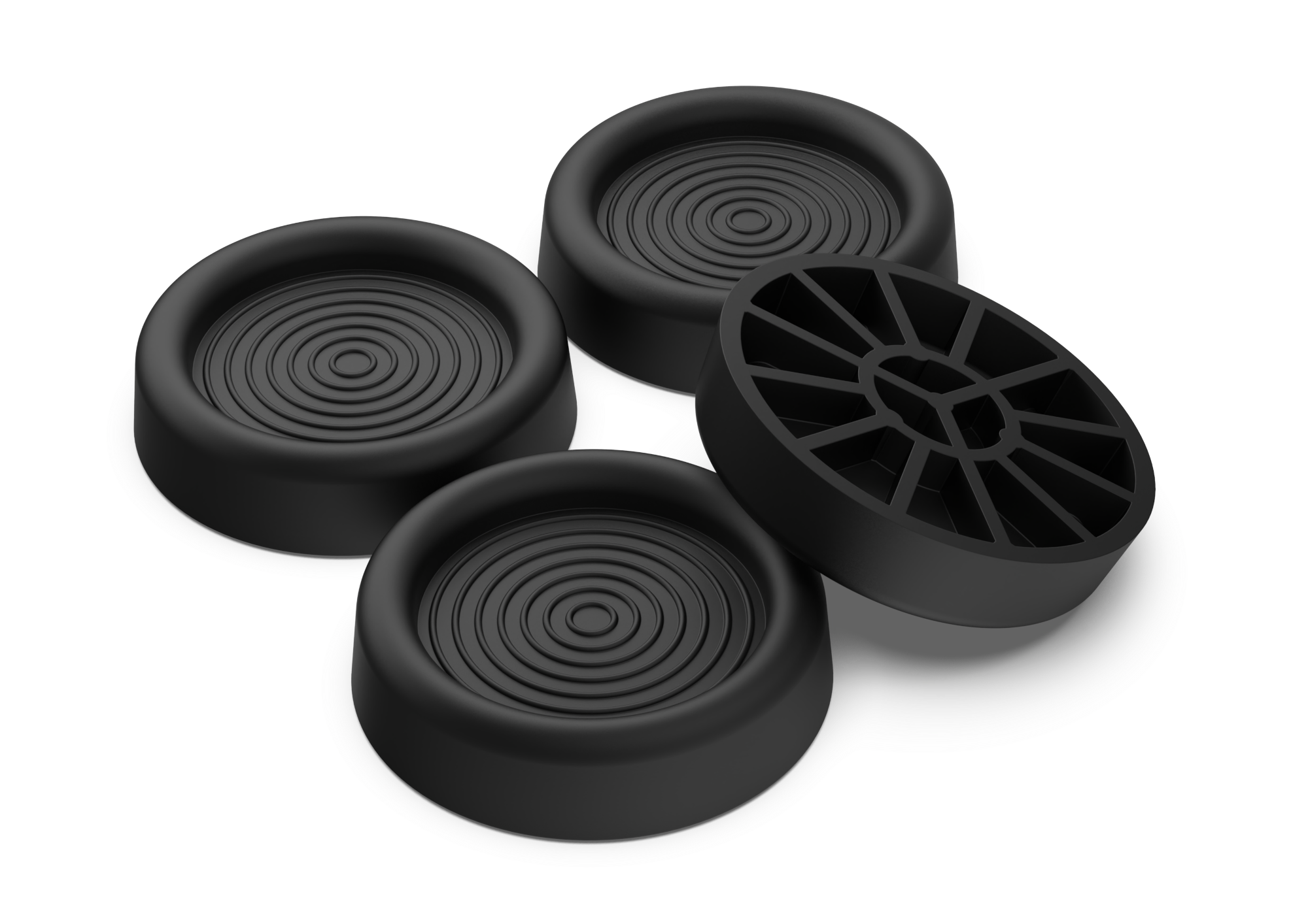 MELICONI BASE SUPPORTI NERO rezgéscsillapító alátét