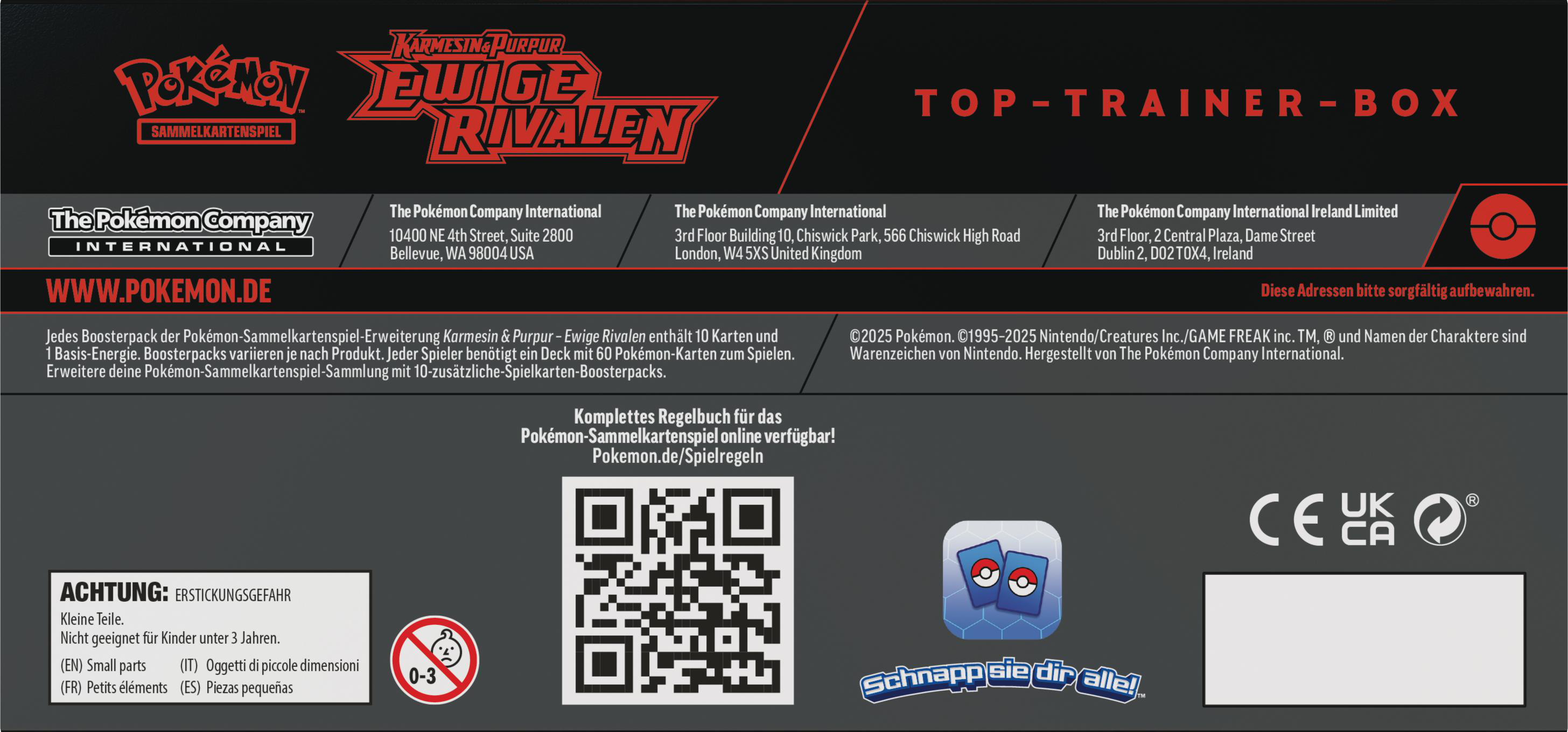 POKEMON 11088 KP10 Top-Trainer Box DE MBE4 Sammelkarten