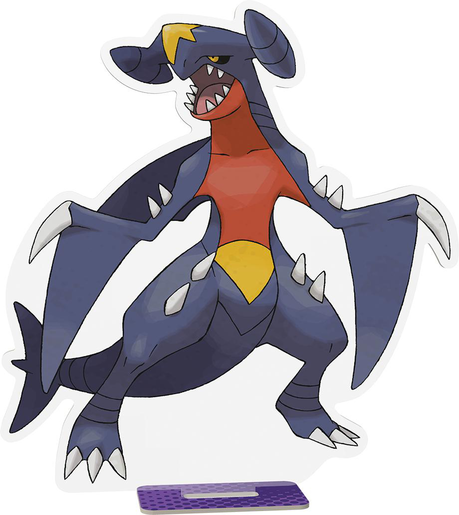 Cartoon Garchomp Figur.