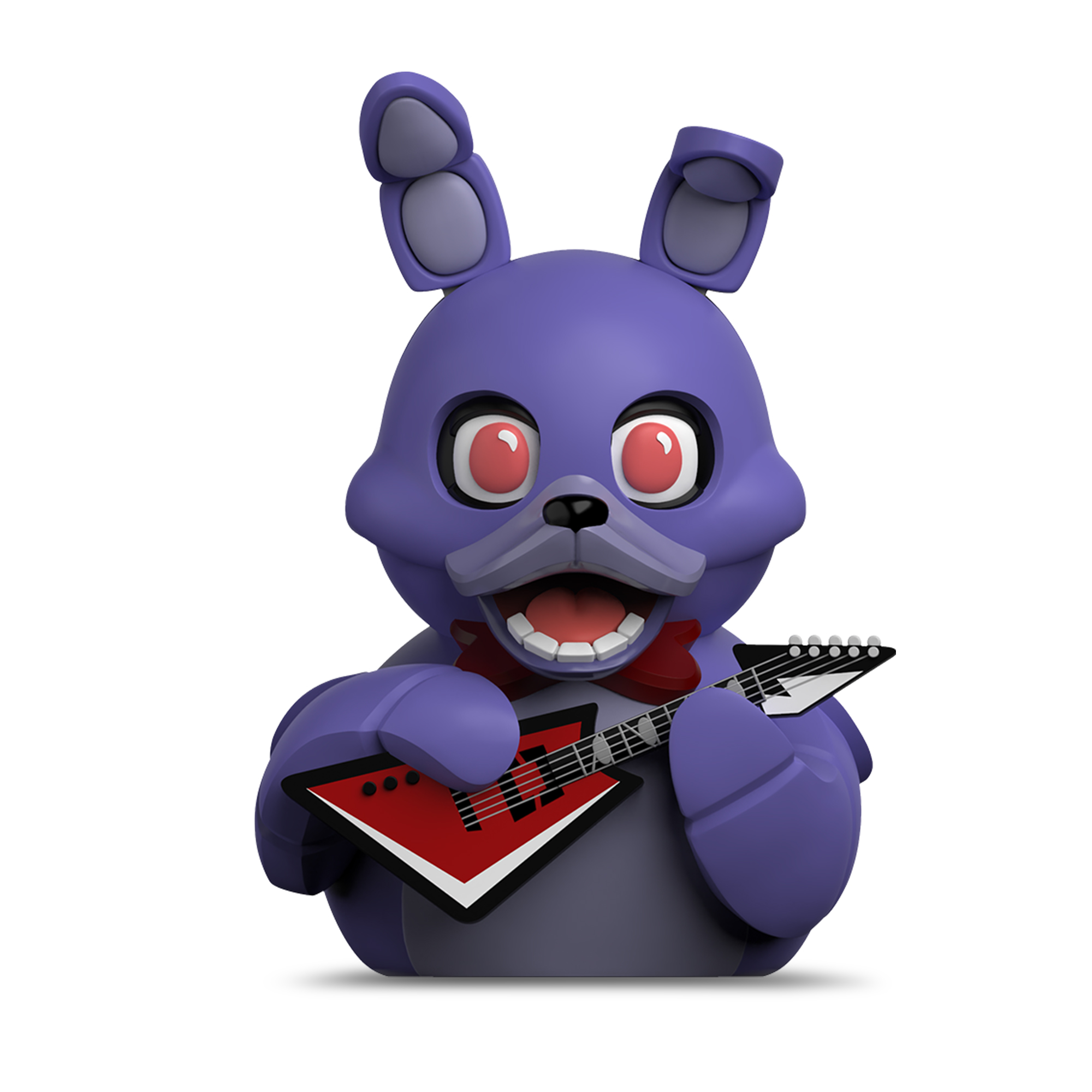 Funko Pop Bonnie figura a Five Nights at Freddy's-ből, piros gitárt tartva.
