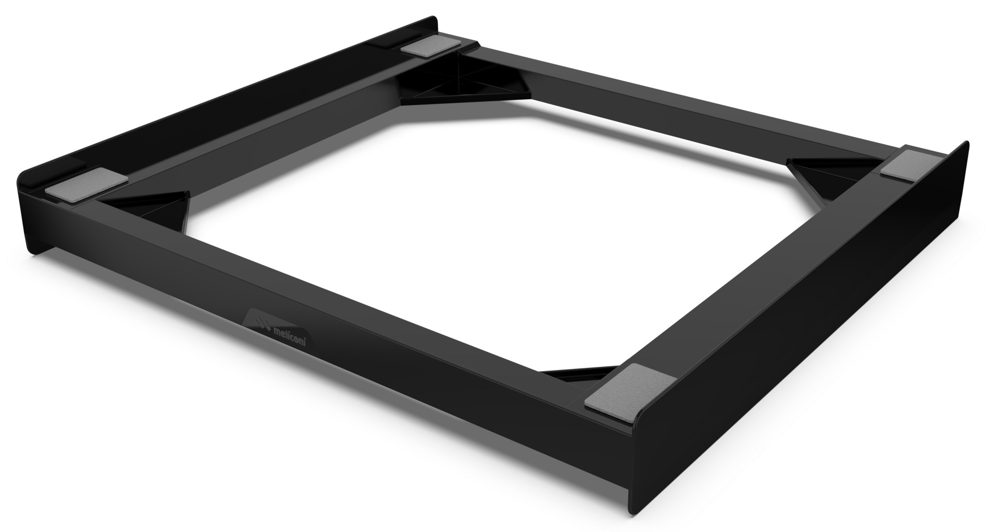 MELICONI BASE TORRE STYLE NOIR L60 összeépítő keret kihúzható fiókkal