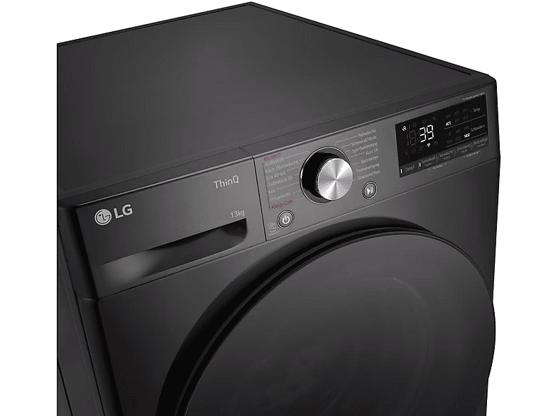 LG F4WR703YB Waschmaschine Frontlader 13 kg 1400 RPM Schwarz, Platin