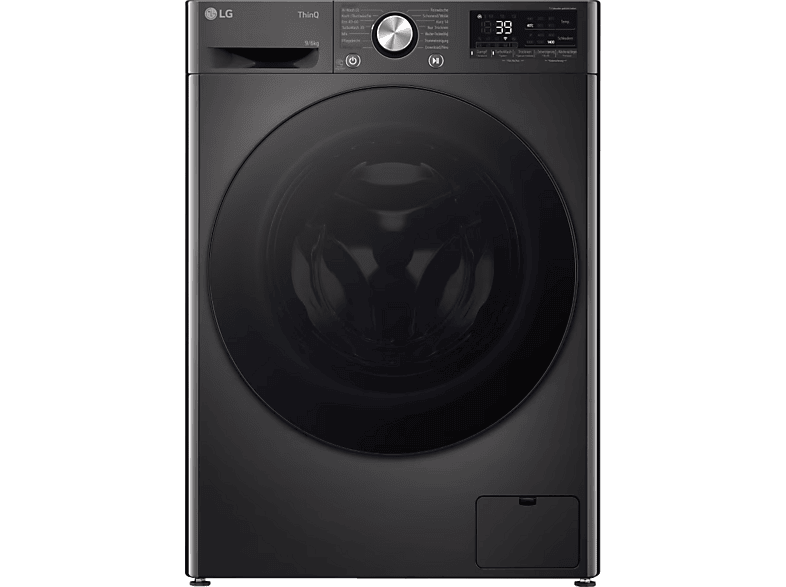 LG Electronics W4WR7096YB Waschtrockner (9 kg / 6 kg, 1360 U/Min., freistehend, Schwarz)