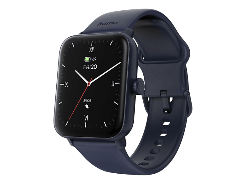 HAMA 6010 Smartwatch Kunststoff Silikon, 138 - 190 mm, Blau