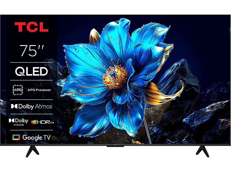 Thumbnail - TCL 75P7K QLED Google TV (Flat, 75 Zoll / 191 cm, UHD 4K, SMART TV)