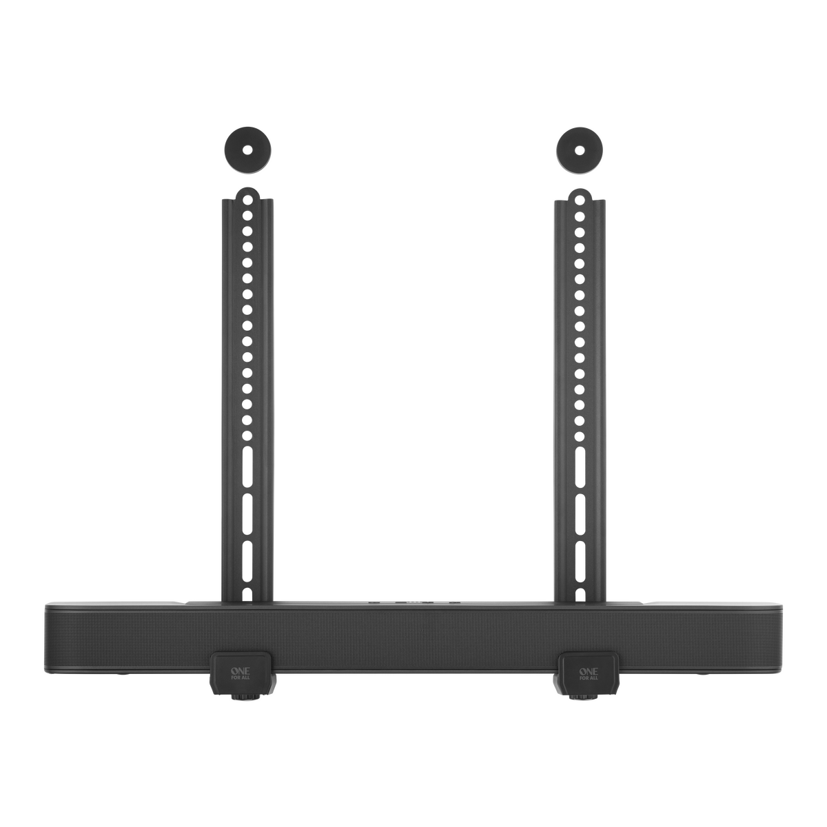 Una caja de soporte de pared para TV con detalles.