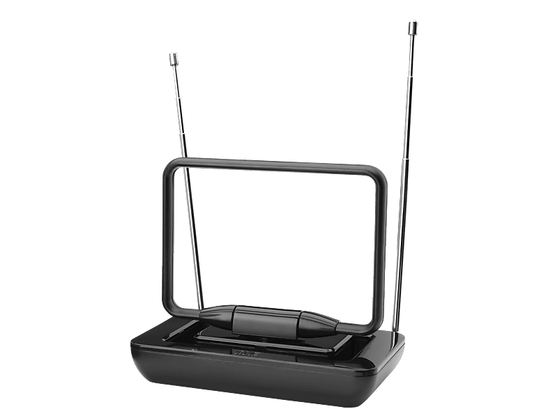 Antena TV - One For All SV9125, Para interior, DVB-T/ DVB-T2, Compatible con HD, 75 Ω, Negro