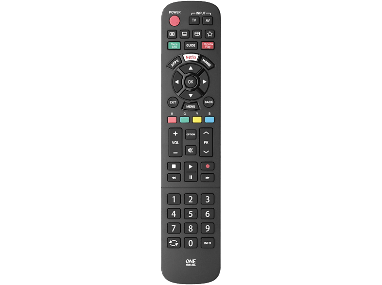 Mando a distancia - One For All URC 4914, Para televisores Panasonic
