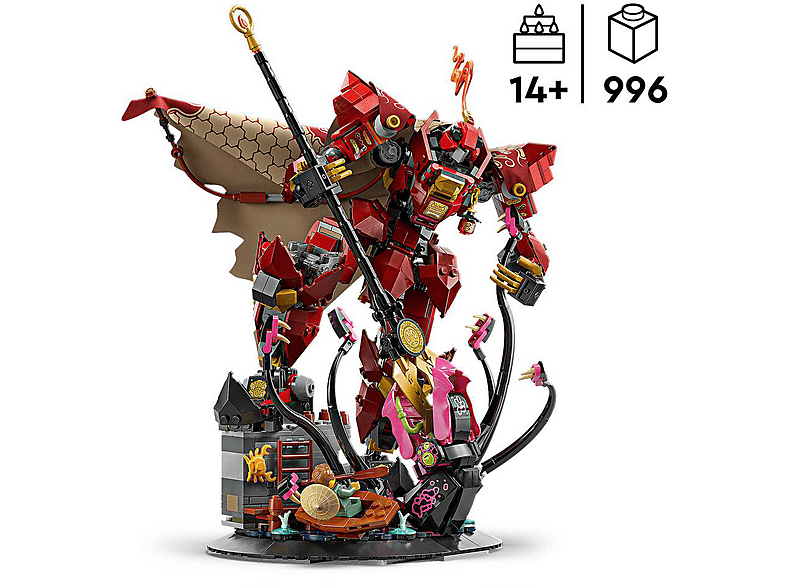 Thumbnail - LEGO Ninjago 71846 Der Feuerritter-Mech Bausatz, Mehrfarbig