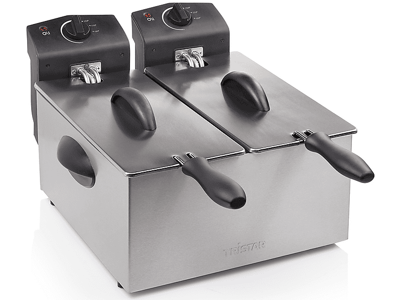 TRISTAR FR-6919 FRIGGITRICE 2 L FRIGGITRICE, Capacità 0,4 L, Max Potenza 800 W, NERA-ACCIAIO / PLASTICA