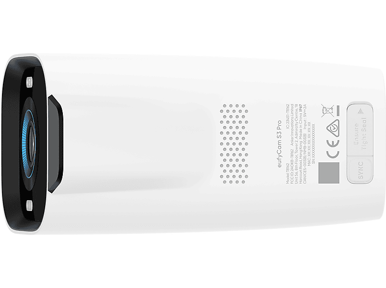 Anker Eufy eufyCam S3 Pro, Zusatzkamera (Anzahl Kameras: 1, für Außen, Nachtsichtfunktion, Weiß) — Foto 4 von 5