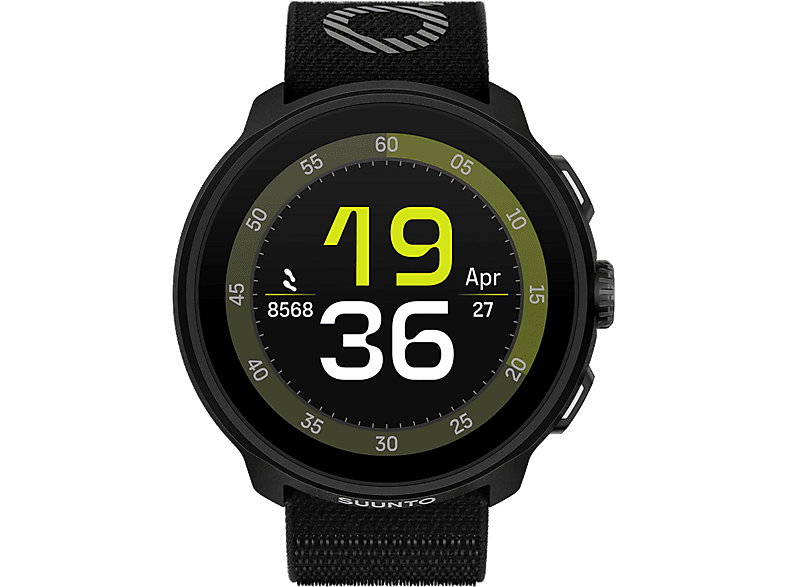 Suunto Run, 125 175 mm, 1.32, Pantalla AMOLED, Autonomía hasta 20 días, +90 Modos Deporte, Negro