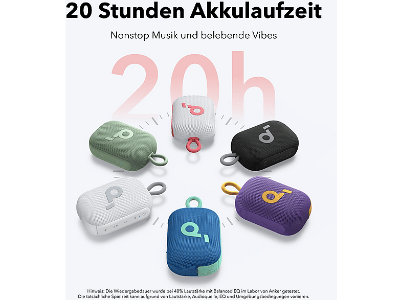 Anker soundcore Select 4 Kleiner Lautsprecher mit kräftigem Sound, Violett; Bluetooth Lautsprecher — Foto 2 von 2