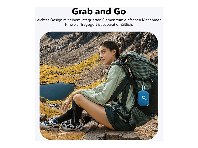 Anker soundcore Select 4 Kleiner Lautsprecher mit kräftigem Sound, Blau; Bluetooth Lautsprecher — Foto 4 von 5