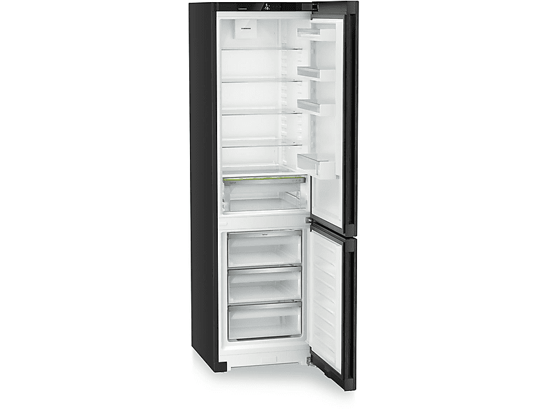 LIEBHERR KGNbdc 2063 Pure Kühlgefrierkombination (C, 371 l, 2015 mm hoch, BlackSteel)