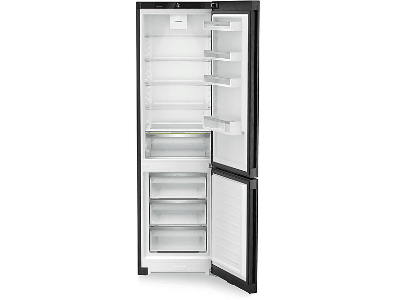 LIEBHERR KGNbdc 2063 Pure Kühlgefrierkombination (C, 371 l, 2015 mm hoch, BlackSteel)