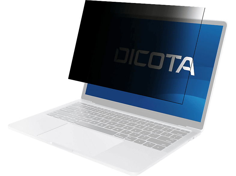 DICOTA 2-Way Laptop 13.3 (16:10), Blickschutzfilter, Universal, Transparent/Schwarz