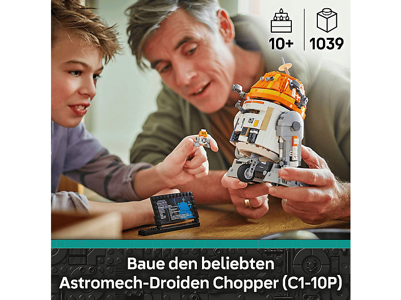 Thumbnail - LEGO Star Wars™ 75416 Astromech-Droide Chopper (C1-10P) Bausatz, Mehrfarbig