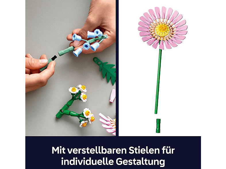 Lego Botanicals 10347 Kleiner Sommerstrauß Bausatz, Mehrfarbig — Foto 4 von 5