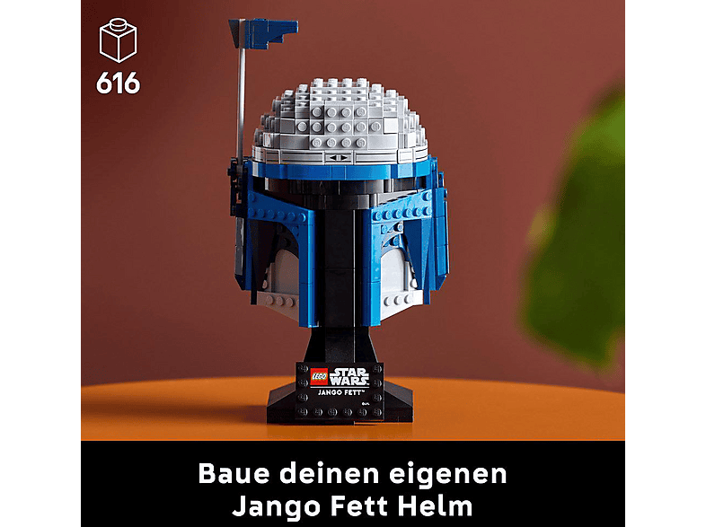 LEGO Star Wars™ 75408 Jango Fett Helm Bausatz, Mehrfarbig