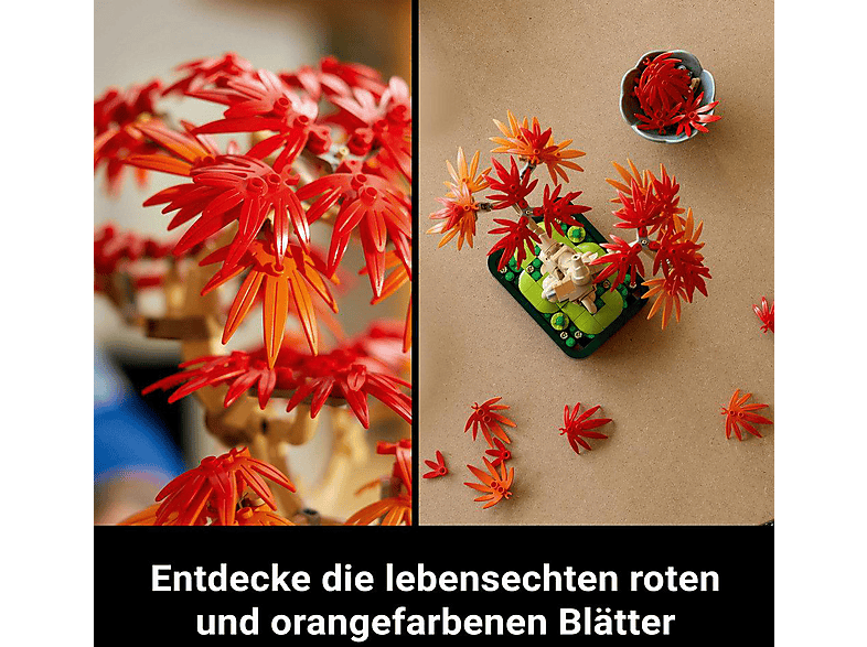 Lego Botanicals 10348 Japanischer Roter Ahorn – Bonsai-Baum Bausatz, Mehrfarbig — Foto 3 von 5