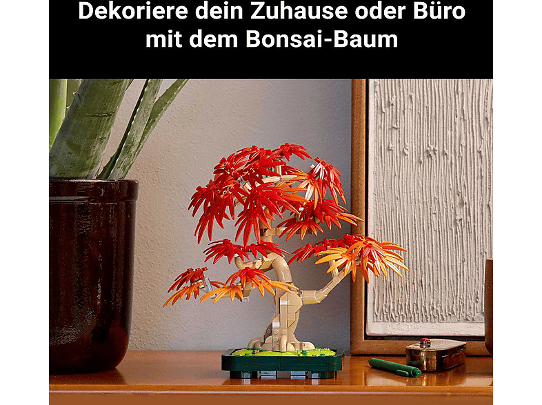 LEGO Botanicals 10348 Japanischer Roter Ahorn  Bonsai-Baum Bausatz,  Mehrfarbig | MediaMarkt