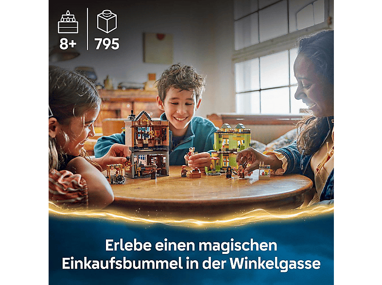 Thumbnail - LEGO Harry Potter™ 76452 Qualität für Quidditch & Fortescues Eissalon Bausatz, Mehrfarbig