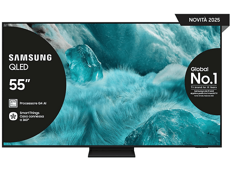 Samsung Qe55Q7F5Auxzt TV Qled, 55", Qled 4K