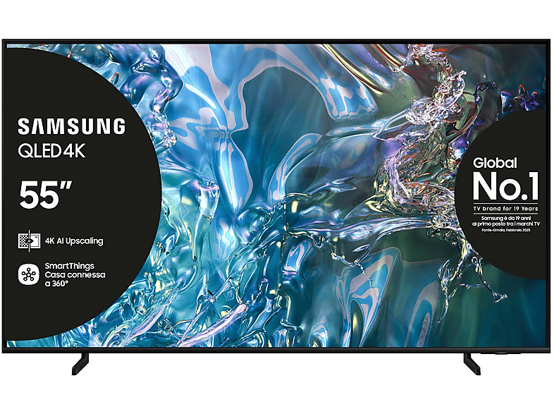 Samsung Qe55Q60Dauxzt TV Qled, 55", Qled 4K