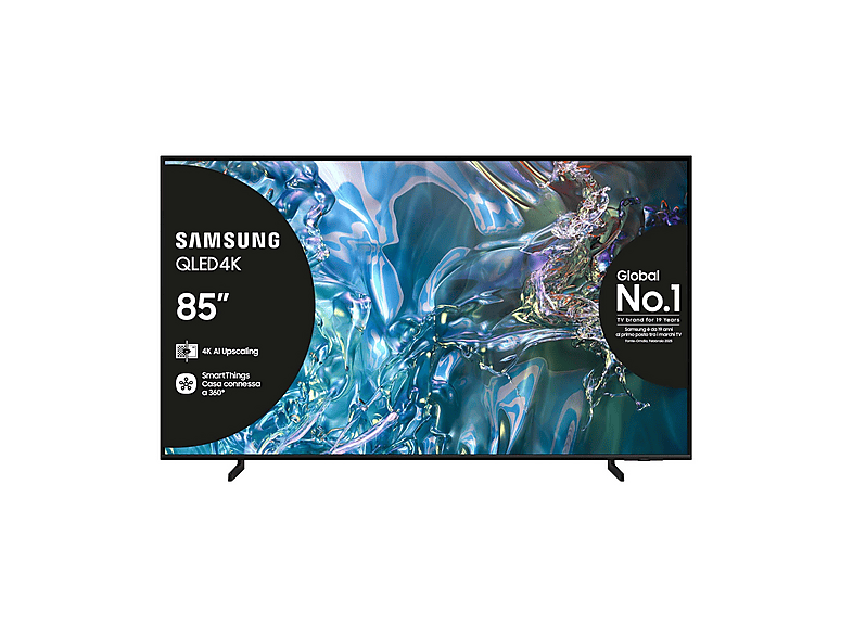 Samsung Qe85Q60Dauxzt TV Qled, 85", Qled 4K