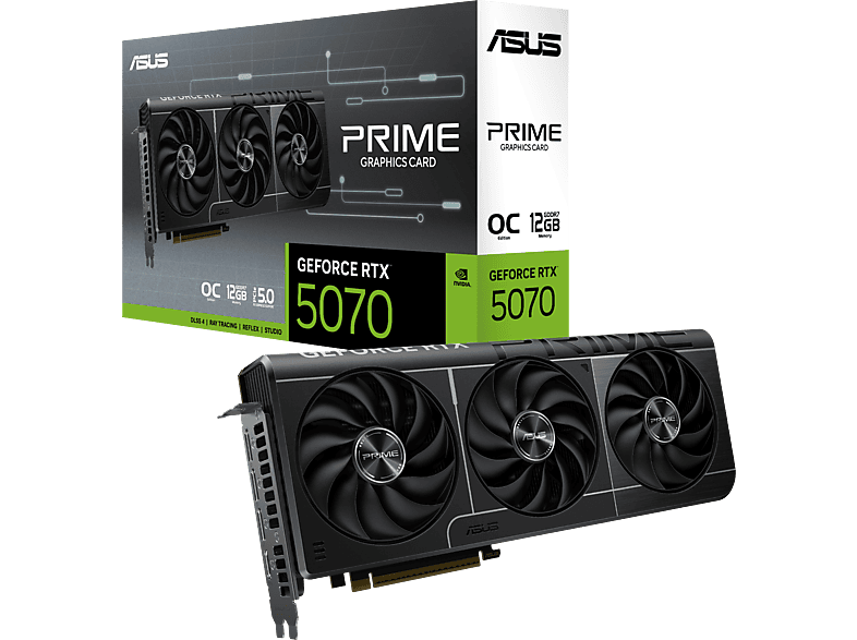 MediaMarkt, Asus Prime Geforce Rtx 5070 12Gb Gddr7 Oc Edition, Nvidia, Grafikkarte, Computer & Software, PC-Komponenten, Grafikkarten, 90YV0M10-M0NA00