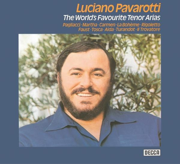 Albumcover von Luciano Pavarotti. Das Cover zeigt sein Gesicht und den Albumtitel.