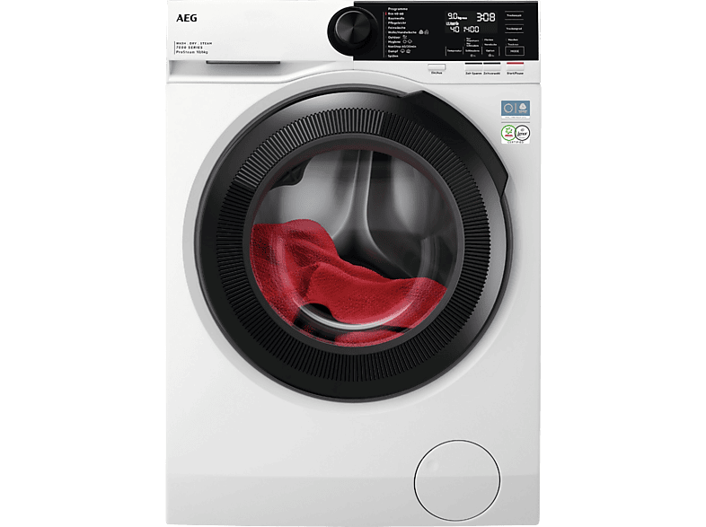 AEG LWR7F65605 7000 ProSteam® Waschtrockner (10 kg / 6 kg, 1551 U/Min., freistehend, Weiß)