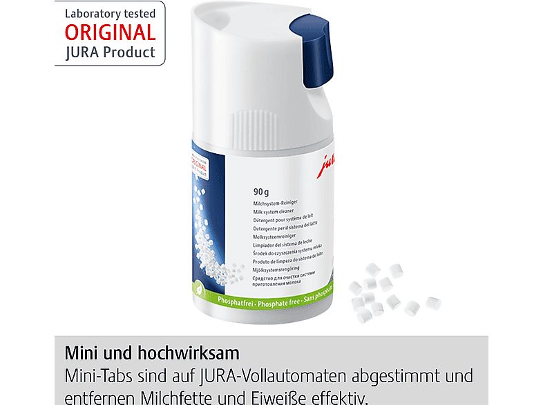 JURA 25065 Care Kit V3 Pflegereinigungs-Set Weiß