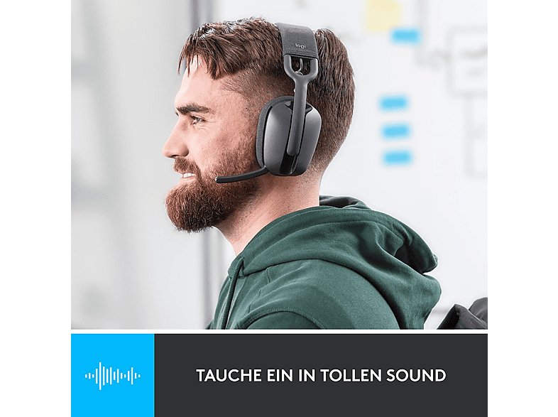 Thumbnail - LOGITECH - B2B Zone Vibe 125 Headset Graphite