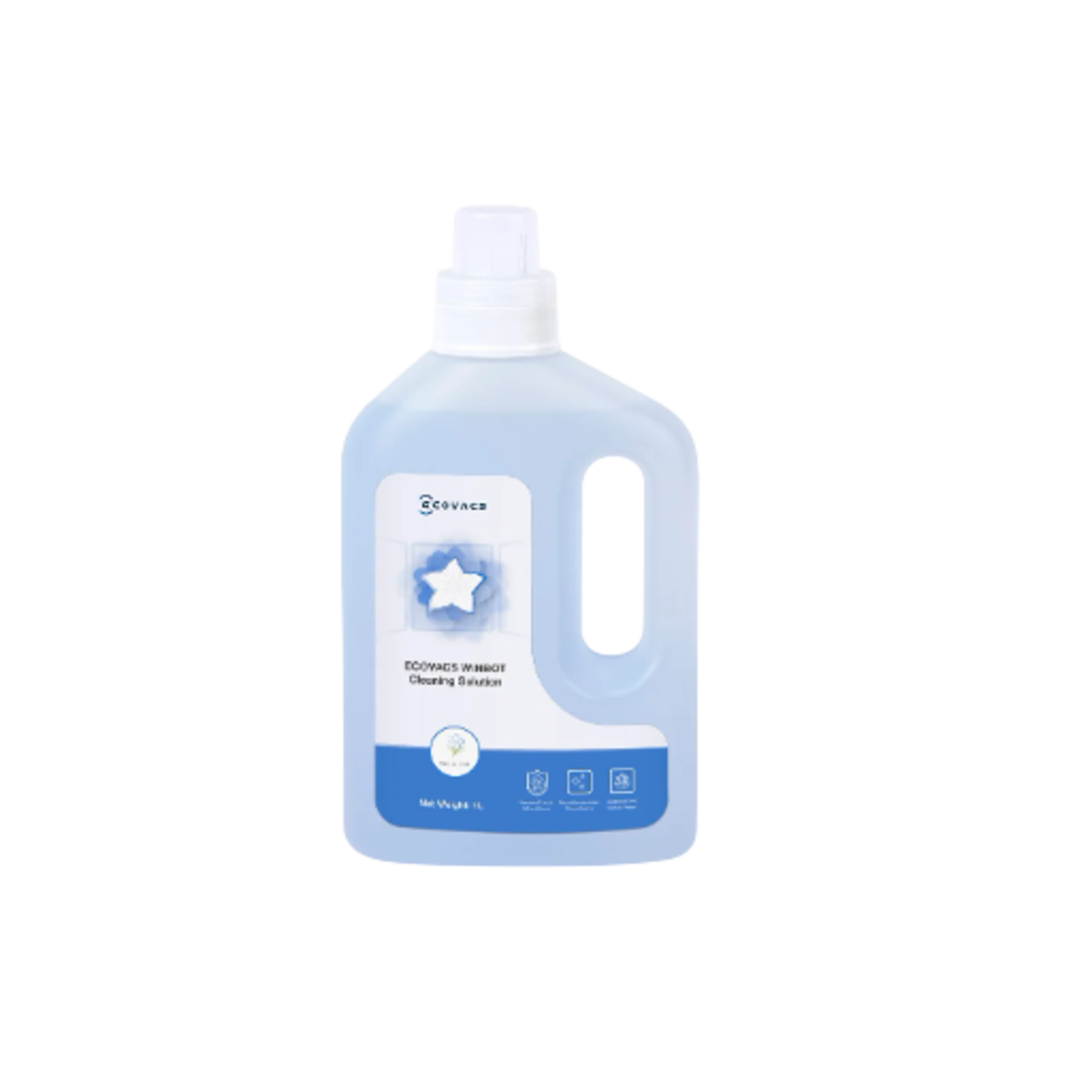 ECOVACS 1L cleaning solution - for WINBOT Reinigingsoplossing Blauw