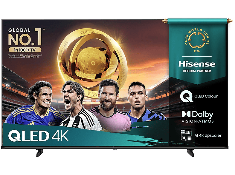 Hisense 50E7Q TV Led, 50", Qled 4K