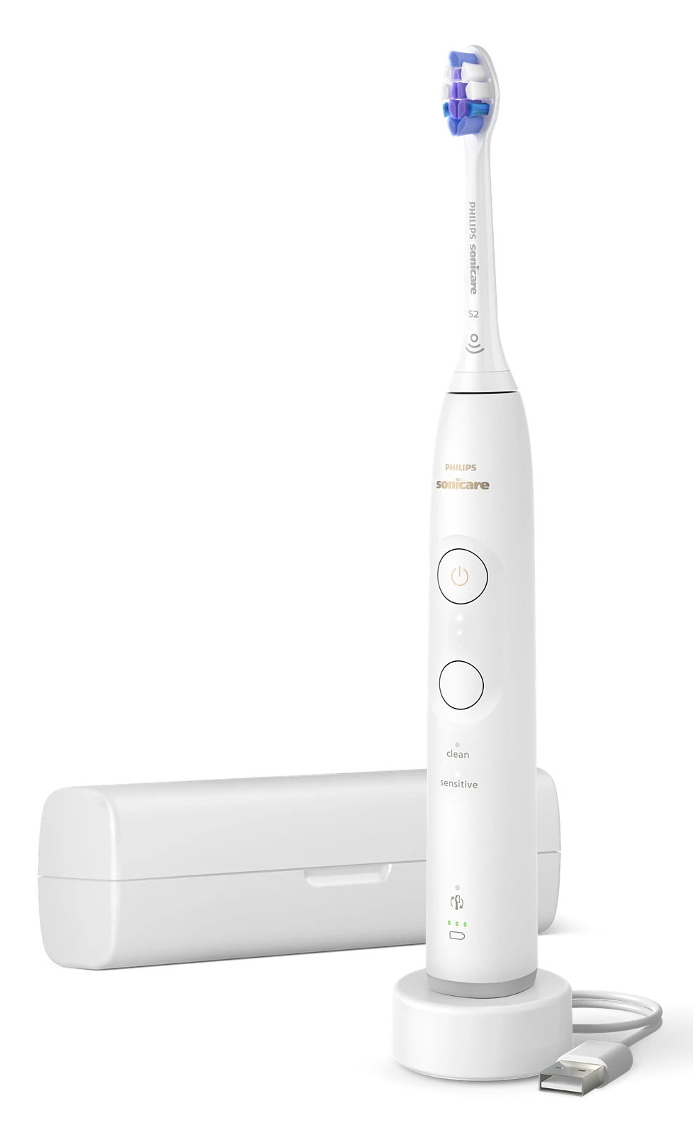 PHILIPS Sonicare HX7400/06 elektromos fogkefe, fehér
