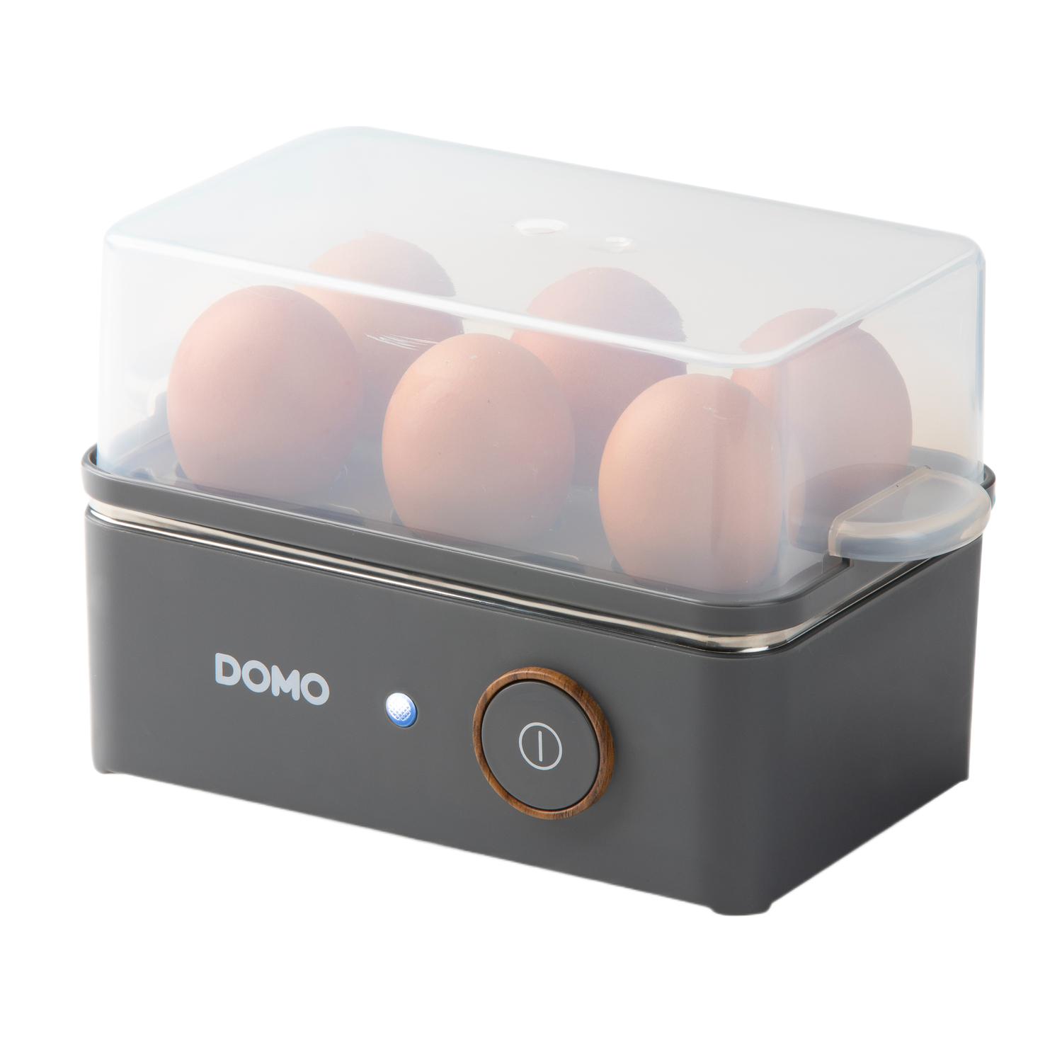 DOMO Wood You - Cuiseur à œufs pour 6 œufs
