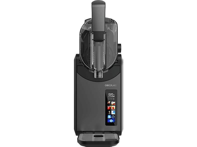 Cecotec Twist&Ice 2600, 220 W, Capacidad 2.6L, Panel control táctil, 6 modos, Diseño compacto, Boquilla antigoteo, Negro