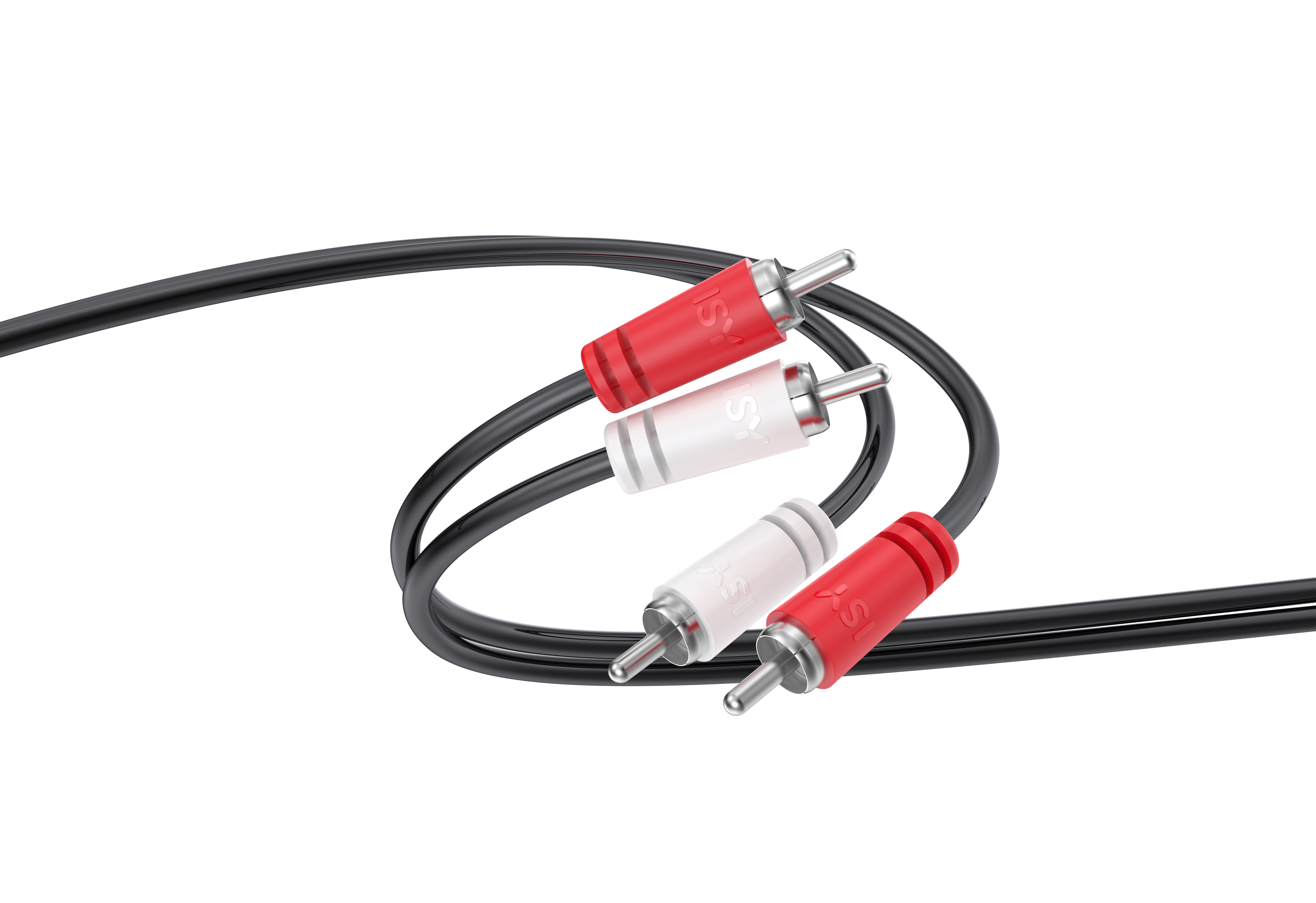 ISY 2RCA-2RCA audió összekötőkábel, 5 méter (IAU-1018)
