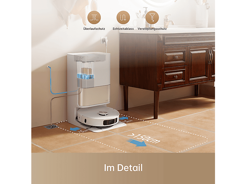 Dreame SP00477 Wasser-Anschluss Set für L10S Pro Ultra Heat Saugroboter; Wasser Anschluss Set — Foto 3 von 5
