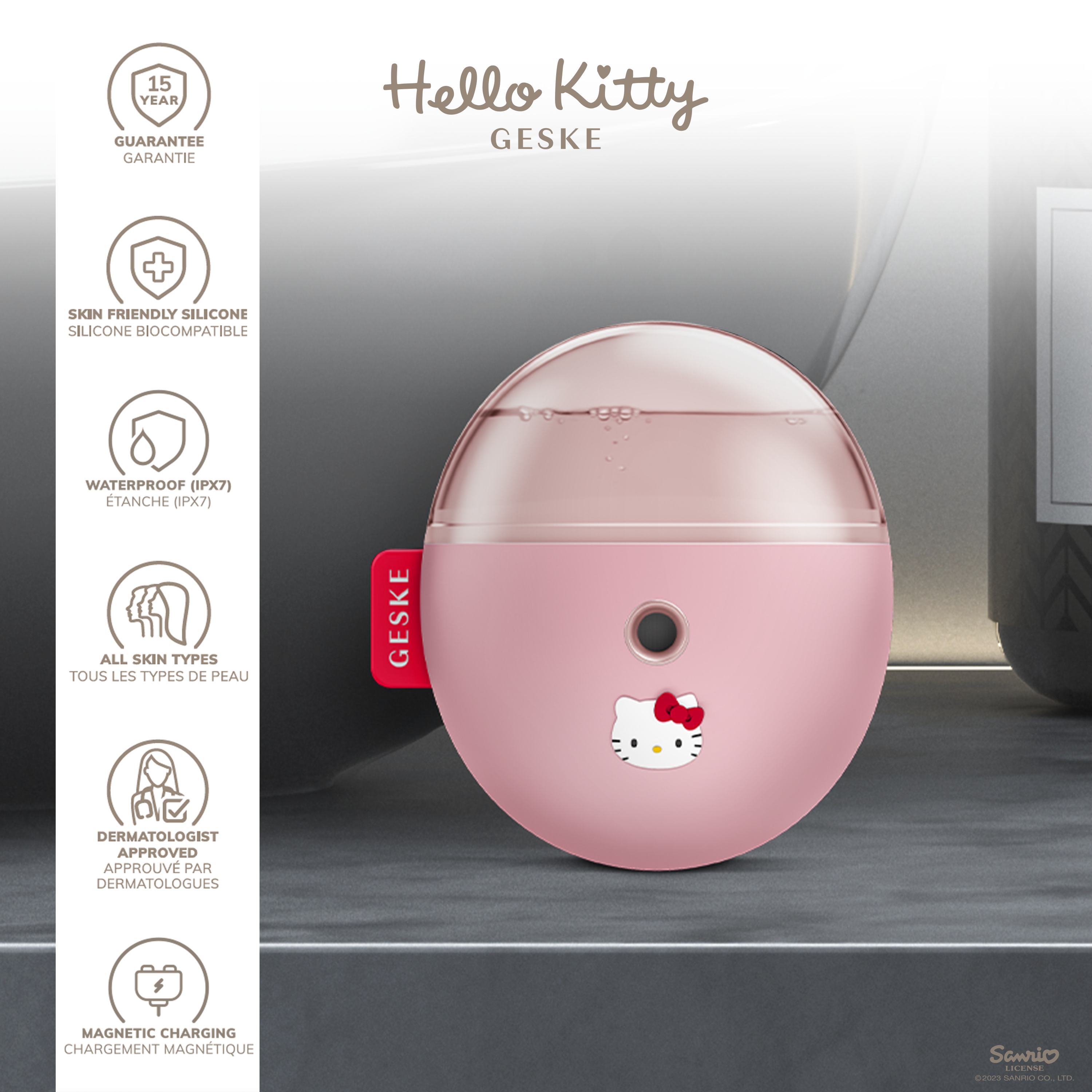 GESKE Hello Kitty Buharlı Cilt Nemlendirici ve Yenileyici Yüz