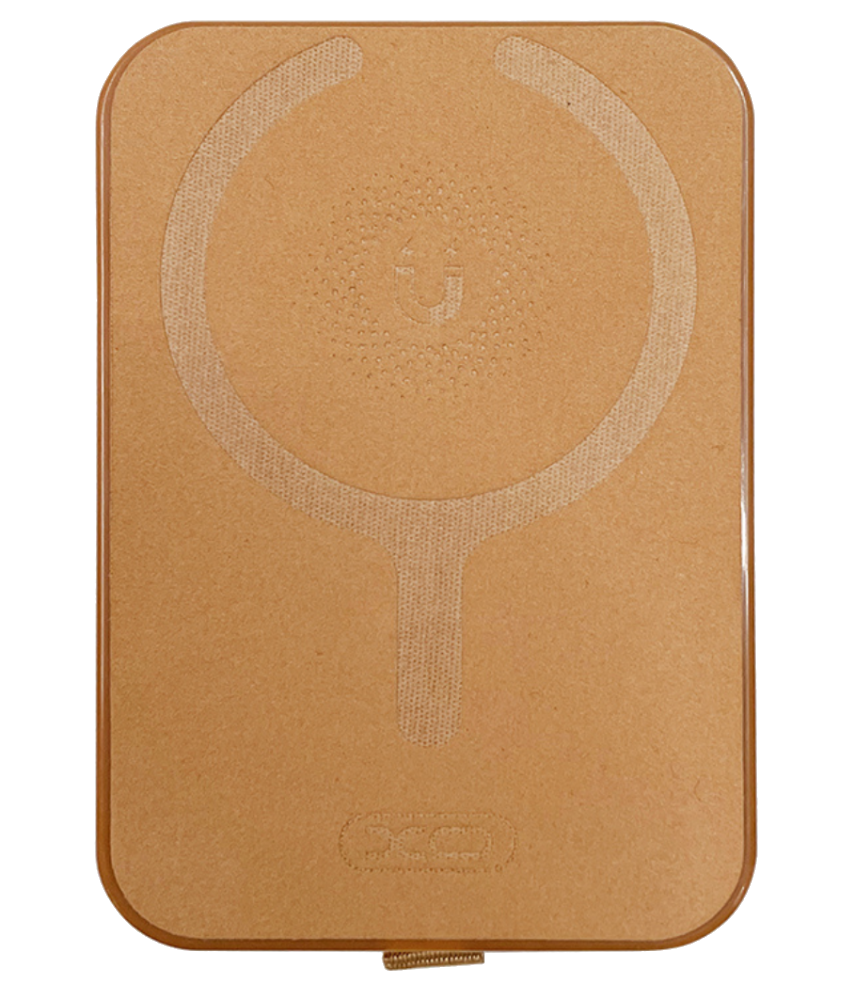 XO kinyitható mágneses kártyatartó telefonhoz nyomkövetéssel, narancssárga (MAG-CARDBAG-O)