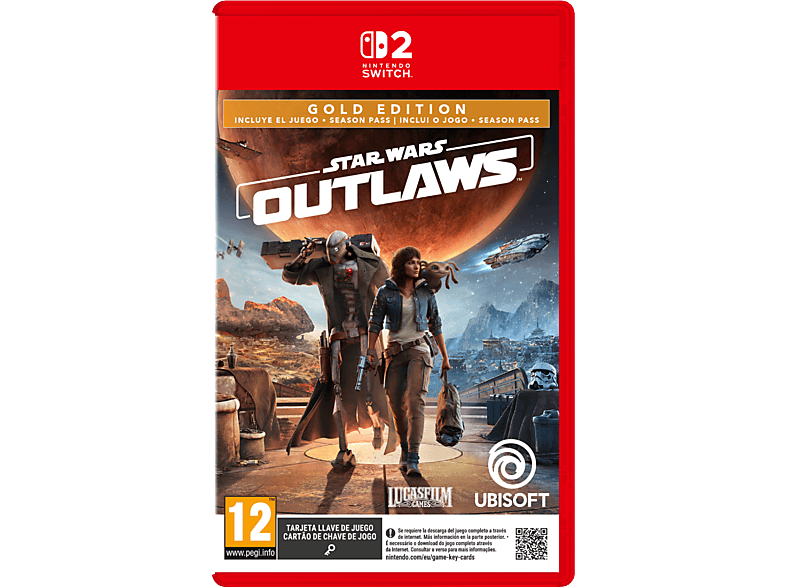 Nintendo Switch 2 Star Wars Outlaws (Ed. Gold) (Game Key Card)